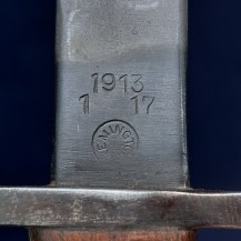 British WW1 1913 Pattern Bayonet, Dated 1917 by Remington 112